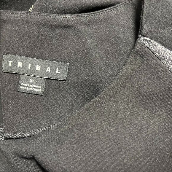 Tribal Women's Black Dress 2068O - Size XL - Picture 5 of 5